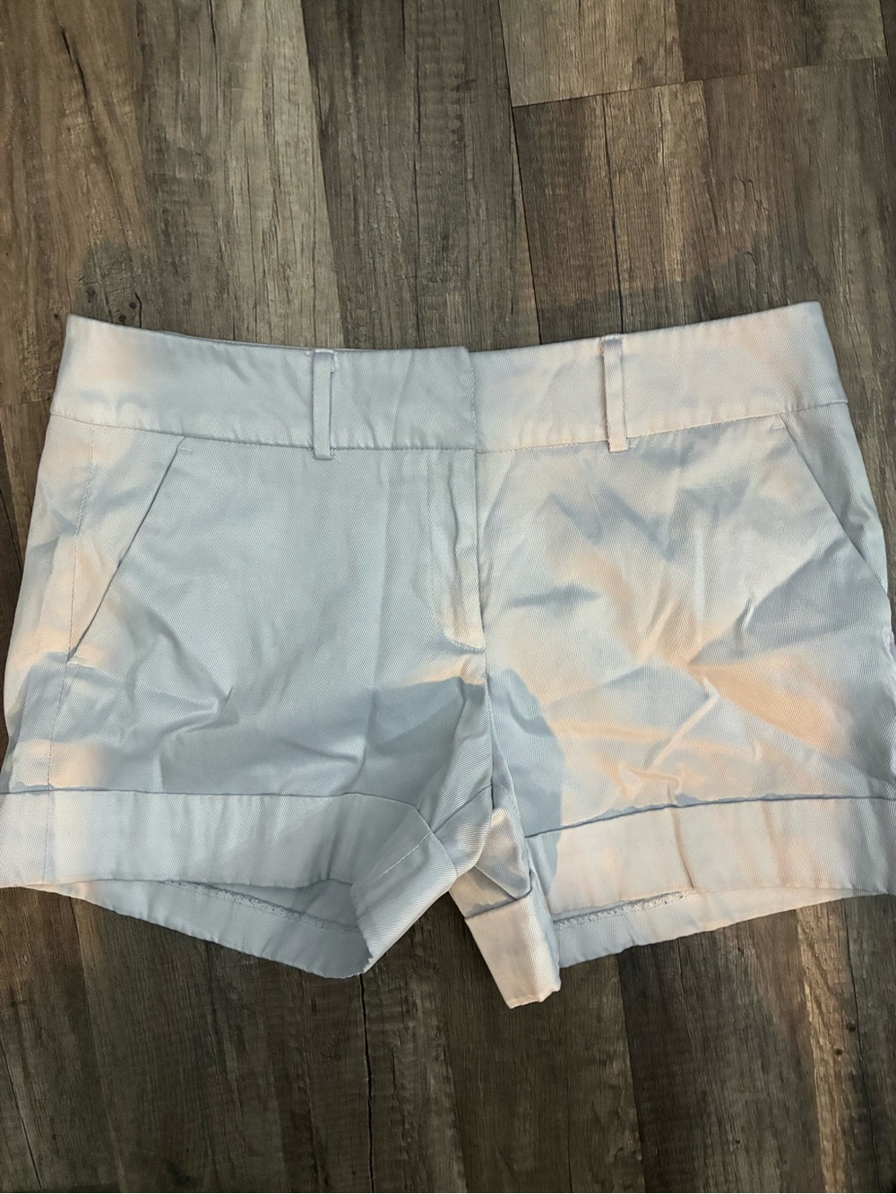 Classic White Tailored Bermuda Shorts